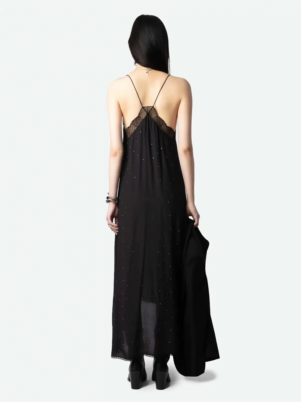 Zadig & Voltaire Risty Soft Strass Maxi Dress, XS S M L - Picture 5 of 7